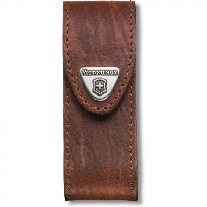 Чехол VICTORINOX натуральная кожа петля черный/красный 4.0636